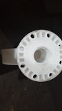 INDUSTRIAL PLASTIC PUMP COVER / HOUSING 2-3/4" I.D LARGE HOLE 12-1/2" I.D