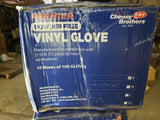 CHENEY BROTHERS PREMIER POWDER FREE VINYL GLOVES FOOD GRADE SMALL 1,000 CUSTODIA