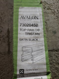AVALON TRISTAN Satén Negro 1.8m Top Raíl Tapa 73020452