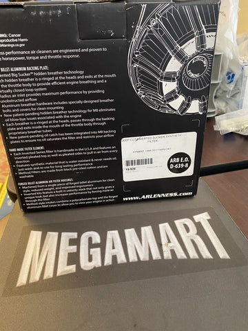 NEW Arlen Ness 18-928 Chrome Deep Cut Inverted Series Air Cleaner Kit for Harley