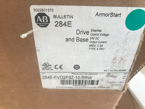 ALLEN BRADLEY 284E-FVD2P3Z-10-RRW-3-EMI-OC/284EFVD2P3Z10RRW3EMIOC (RQANS2)