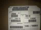 1 CUSTODIA OF 2000 FEET SUMITOMO 146-10001 SUMITUBE 02N BLACK HEAT SHRINK 6MM