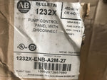 Allen-Bradley 1232X-ENB-A2M-27 AB 480V PUMP PANEL 200AMP