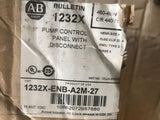 Allen-Bradley 1232X-ENB-A2M-27 AB 480V PUMP PANEL 200AMP