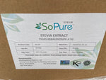 NEW SOPURE Stevia Extract Powder, Non-GMO Verified - 20KG / 22lbs, EXP;7/15/23