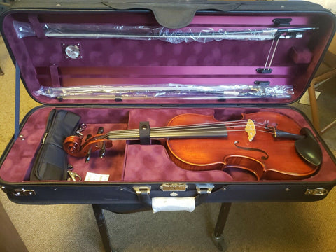 BRAND NEW EASTMAN STRINGS LARSEN VIOLA AA545B, VA545BST, ANNO 2020 WITH BOWS