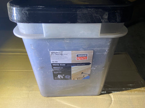 NEW (600 Count) Simpson Strong-Tie SDW22458 4-5/8-Inch Screw (1 Box /600