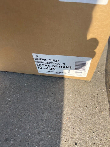 Neuf ZOELLER Contrôle 10-4462, Dup / 110/ 200/ 230V/1PH/4X/ 0-7FLA/ Ext Opt