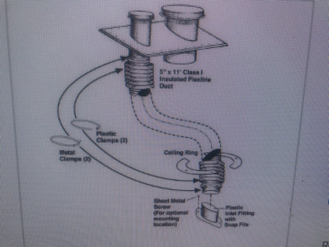 Intertherm Sloped Roof Flashing - VentilAire IV Powered / sloped Vent Kit 3/12
