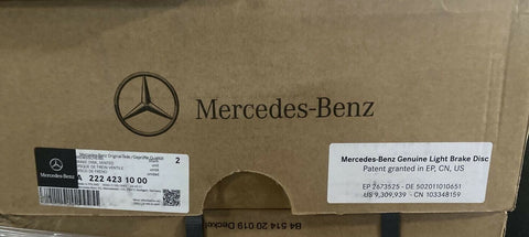Nuovo Set 2 Originale Mercedes-Benz Posteriore Rotori Per 2018-2020 S450 S560
