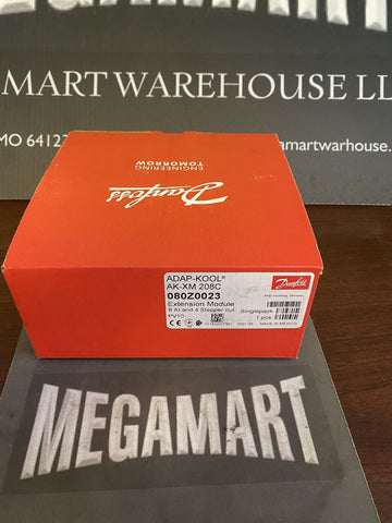 BRAND NEW DANFOSS 080Z0023, AK-XM 208C, Contr. 8AI & 4 Stepper out AK-XM 208C