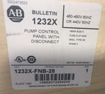 Allen-Bradley 1232X Bomba Control Panel Con Desconexión