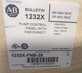 Allen-Bradley 1232X Bomba Control Panel Con Desconexión
