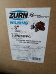 ZURN Wilkins ZW209FPG 3" Grooved Pressure Reducing Valve Fire Protect 3-ZW209FPG-Mega Mart Warehouse-Ultimate Unclaimed Freight Buyer and Seller Specialists