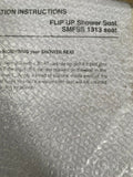 BRAND NEW SMFSS 1313 FLIP UP SHOWER SEAT WHITE 13 IN.  X13  IN.