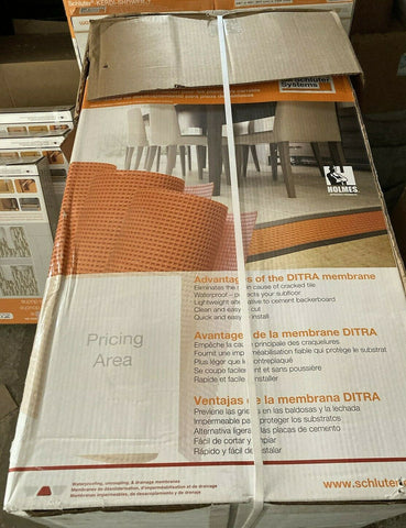 NEW (1 ROLL PER LOT) Ditra Schluter Tile underlayment 150 sq ft Roll-Mega Mart Warehouse