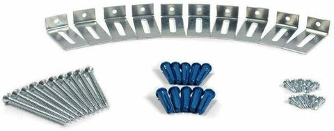 (1 SET) NEW Whiteboard Installation Hardware Kit, Heavy Duty ACCS-HDWE-KIT-02-Mega Mart Warehouse