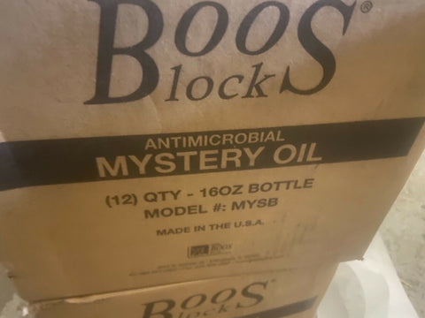 12 / CASE John Boos MYS Mystery Butcher Block Oil, 16 Ounce-Mega Mart Warehouse-Ultimate Unclaimed Freight Buyer and Seller Specialists