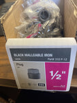 (CASE OF 25) 310 P-12, 1/2" BLACK PLUG **FREE SHIPPING**