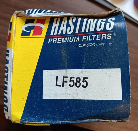 HASTINGS LF585 PREMIUM OIL FILTER (FREE SHIPPING)