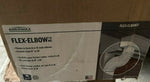 AMERIMAX HOME PRODUCTS 37084 2x3 Flex Elbow, White (BOX OF 24) EXTENDS 8" TO 18"-Mega Mart Warehouse