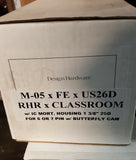 M-05 X FE X US26D RHR CLASSROOM Grade 1 – Heavy Duty, Mortise Lock-Mega Mart Warehouse-Ultimate Unclaimed Freight Buyer and Seller Specialists
