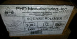 PHD S-5002-EG Square Washer 1/2" Hole B202 P1064 AB-241-1/2" (100 PC CASE)-Mega Mart Warehouse-Ultimate Unclaimed Freight Buyer and Seller Specialists