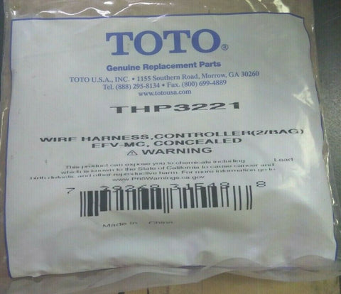 NEW TOTO WIRE HARNESS, CONTROLLER(2/BAG) FOR FLUSH VALVE THP3221-Mega Mart Warehouse-Ultimate Unclaimed Freight Buyer and Seller Specialists