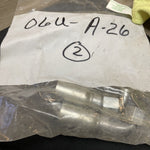 (2) Eaton 06u-A26 Hydraulic Crimp 90° Elbow Female 3/8" ORFS to 3/8" Hose
