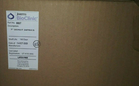 (1 CASE OF 24) NEW Joerns Bioclinical Positioners And Surfaces Doughnuts 8807-Mega Mart Warehouse-Ultimate Unclaimed Freight Buyer and Seller Specialists