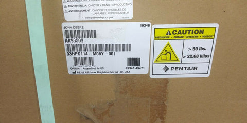 (1) NEW GENUINE OEM JOHN DEERE PUMP AA93509-Mega Mart Warehouse