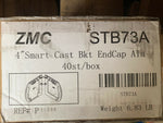 NEW ZMC 4″ Smart Cassette Bracket End Caps, STB73A Alabaster (40 PC BOX)