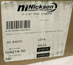 Nickson Standard Duty Universal Exhaust Muffler Clamp 2-1/2" U214    50 PER LOT