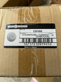 JONES & STEPHENS 5-1/4" WHITE BELL CLEANOUT COVER PLATE (25 PC CASE)-Mega Mart Warehouse