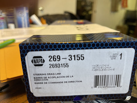 GENUINE NAPA Steering Drag Link 269-3155-Mega Mart Warehouse