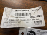 NEW DITCH WITCH SK750 SK755 TURF-FRIENDLY RUBBER TRACK 301-0842, 230/44/72SWW