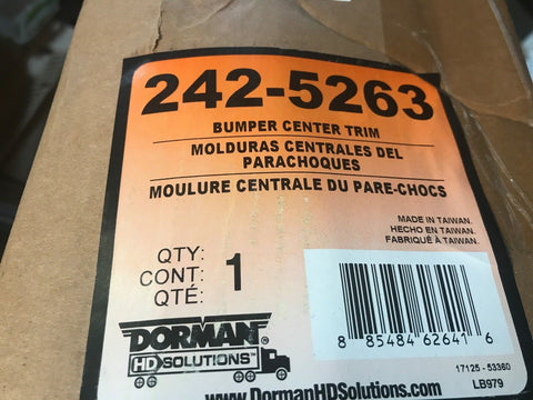 Dorman 242-5263 Bumper - Center Section, Painted-Mega Mart Warehouse-Ultimate Unclaimed Freight Buyer and Seller Specialists