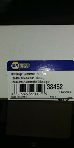 NAPA 38452 Drivebelt Tensioner Assy-Mega Mart Warehouse-Ultimate Unclaimed Freight Buyer and Seller Specialists