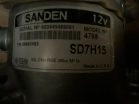 BRAND NEW A/C SANDEN  Compressor MODEL # SD7H15  4768
