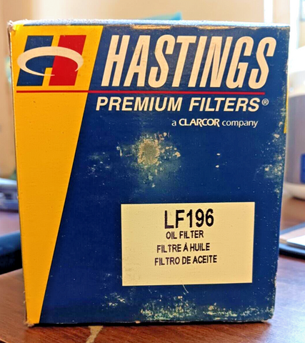 HASTINGS LF196 PREMIUM OIL FILTER (FREE SHIPPING)