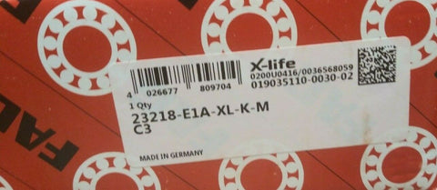 (1) NEW FAG(Schaeffler) Spherical Roller Bearing 23218-E1A-XL-K-M-Mega Mart Warehouse-Ultimate Unclaimed Freight Buyer and Seller Specialists
