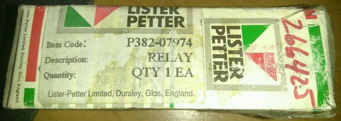 NEW LISTER PETTER ENGINE RELAY (pack of 2) 382-07974-Mega Mart Warehouse-Ultimate Unclaimed Freight Buyer and Seller Specialists