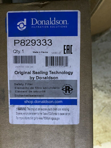 BRAND NEW GENUINE   P82-9333 air filter  SAFETY FILTER