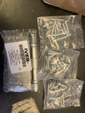 (24-Pk) Ives Full Mortise Hinge Satin Chrome 4.5" x 4.5" HINGE.323 5BB1