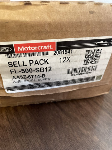 NEW GENUINE OEM Engine Oil Filter, MOTORCRAFT FL-500-SB (12 PC CASE) AA5Z-6714-B-Mega Mart Warehouse
