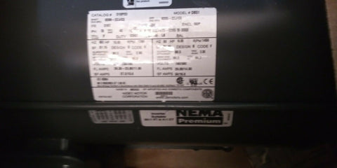 (1) US Motor D10P2D General Purpose Motor 10 HP 1765 rpm 208-230V 460V ODP D851-Mega Mart Warehouse-Ultimate Unclaimed Freight Buyer and Seller Specialists