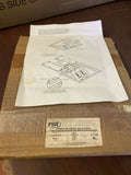 NEW FSR FL-500P-B-C U-Access Cover With 1/2" Brass Square Flange (Lift off door)
