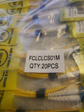 1M (3.28ft) FCLCLCS01M LC TO LC FIBER OPTIC PATCH CABLE 9/125 SINGLE MODE 20PCS