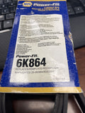 GENUINE NAPA GATES Napa Micro-V AT Serpentine Belt 6K864, 25-060864, K060864