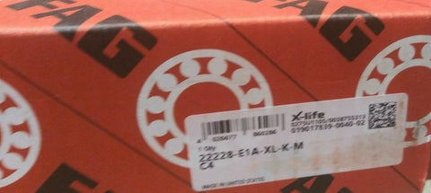 (1) NEW FAG(Schaeffler) Spherical Roller Bearing 22228-E1A-XL-K-M-Mega Mart Warehouse-Ultimate Unclaimed Freight Buyer and Seller Specialists